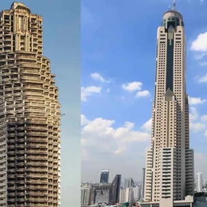 曼谷在建大楼倒塌，三座“元老”大厦屹立不倒，热议！