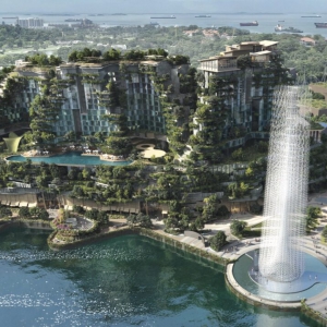 新加坡圣淘沙名胜世界滨海扩建计划将打造88米灯光雕塑，重塑城市天际线 ...