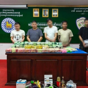 柬埔寨警方侦破101公斤毒品案 抓捕5名中缅嫌犯