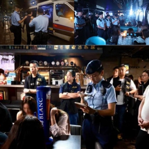 强势反黑香港警方拘82人冻结11亿