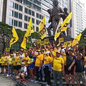 菲律宾“8·21运动”马卡蒂游行 高喊反腐持续行动