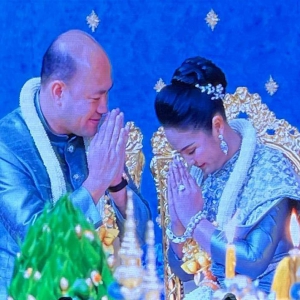 洪森幼子洪玛尼大婚